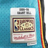 NBA Swingman Detroit Pistons Grant Hill Jersey Teal Kledingmaat : L