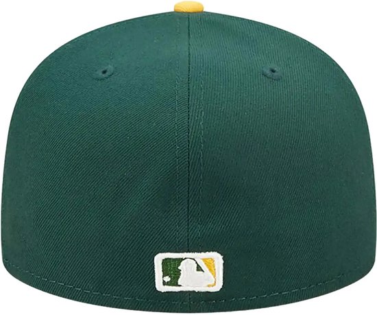 Oakland Athletics 59Fifty Fitted Cap Green Yellow Cap Maat : 7 3/8