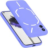 Cadorabo Hoesje geschikt voor Nothing Phone (1) in LIQUID LICHT PAARS - Beschermhoes gemaakt van flexibel TPU silicone Case Cover