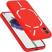 Cadorabo Case for Nothing Phone (1) en LIQUID RED - Housse de protection en silicone TPU flexible Case Cover