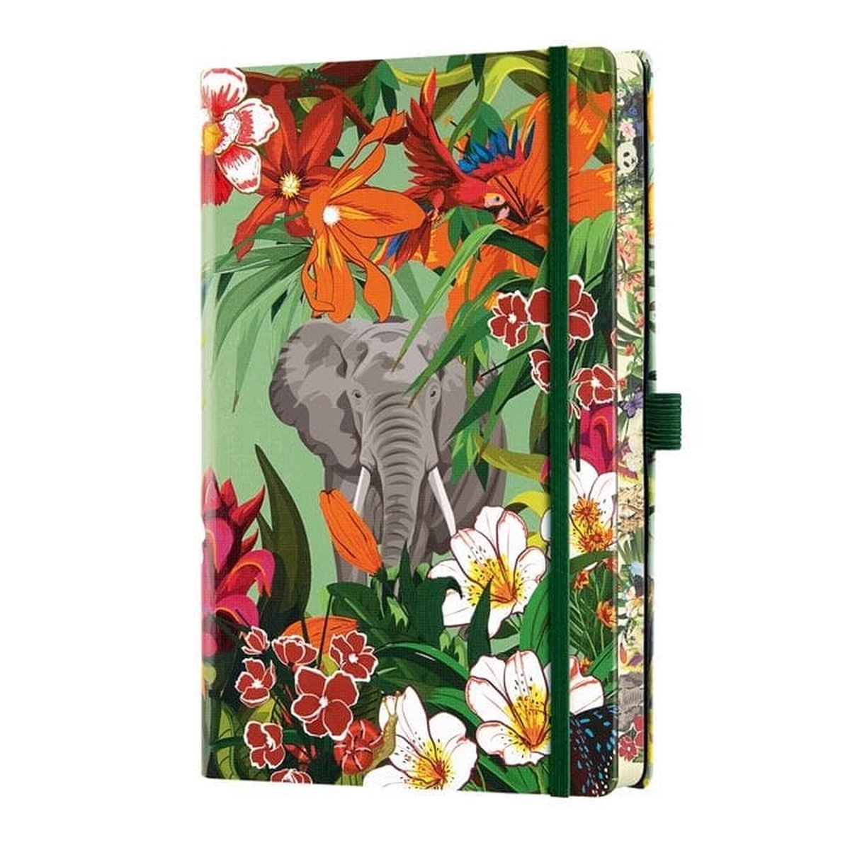 Castelli Milano Notitieboek A5 Eden Olifant – Gelinieerd – 240 pagina’s – 130x210 mm – Luxe design – Made in Italy