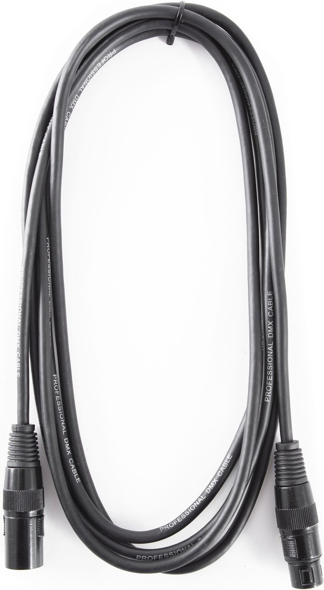 DAP FL093 DMX XLR male - XLR female 3-pins 3 meter