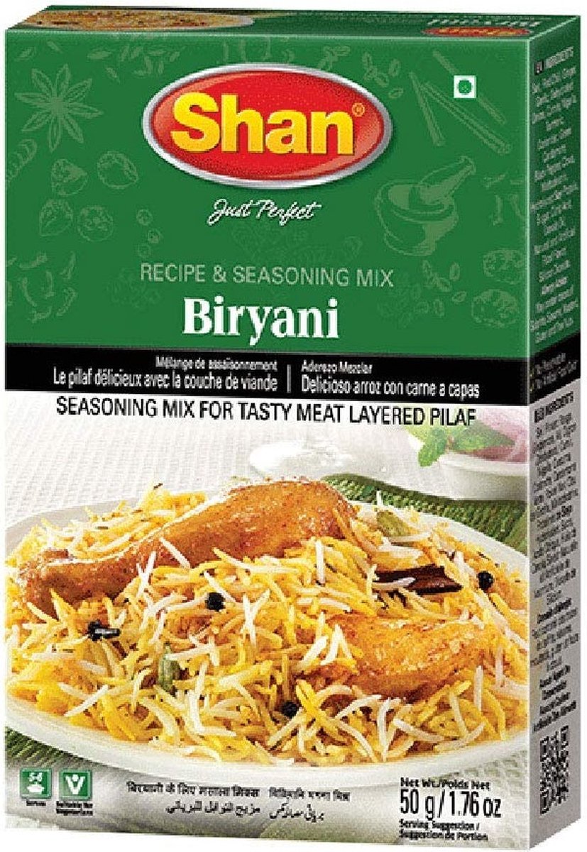 Shan Biryani Masala Seasoning Mix | Masala | Rijst Kruiden Mix | Geschikt Voor Vegetariërs