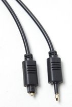 MUSIC STORE Optafeles kabel 1m Toslink male/3,5mm opt. jack - Glasvezelkabel