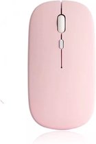 RujorTech Draadloze Roze Kleurige Muis 2.4G - Oplaadbaar - Bluetooth Muis Draadloos -Computermuis - Laptop - Universeel - Ergonomisch - 4 Knoppen - Stil