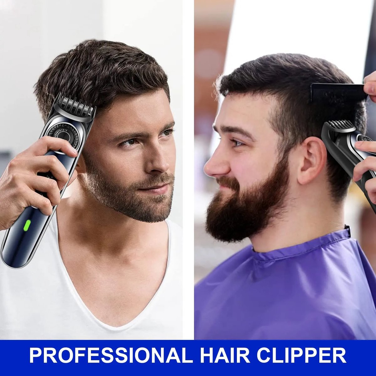 Surker SK-862 Elektrische Draadloze Professionele Tondeuse Hoge Kwaliteit Usb Oplaadbare Kapper Draadloze Haar Trimmer Snijmachine thumbnail 4