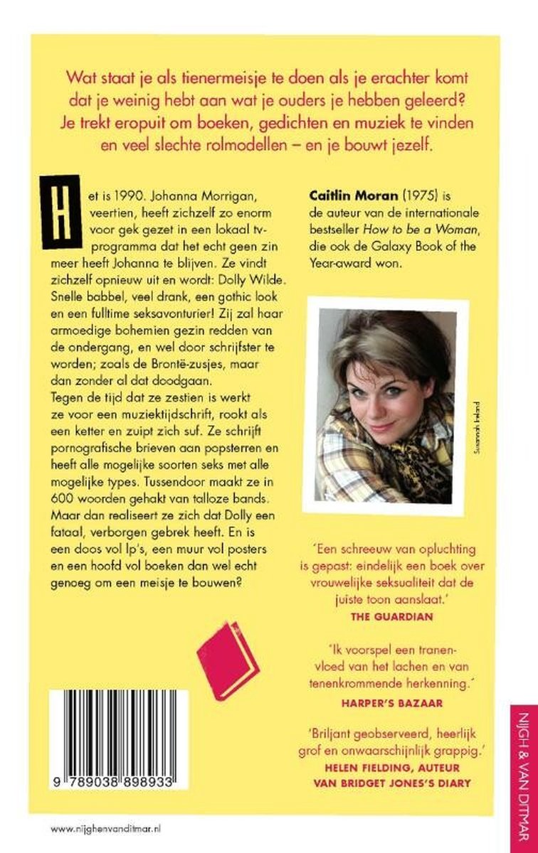 Bouwpakket van een meisje - back cover