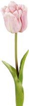 Viv! Home Luxuries - Tulp - kunststof bloem - lichtpaars - 46cm