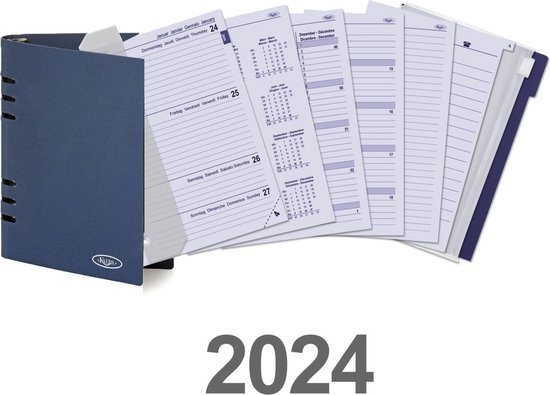 A5 Planner Inleg 1 Dag per Pagina NL EN 2024 –