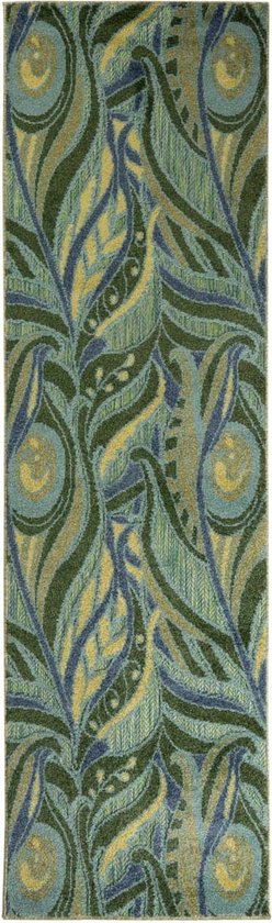 Balkonkleed zeegras - Verano blauw/groen 80x200 cm