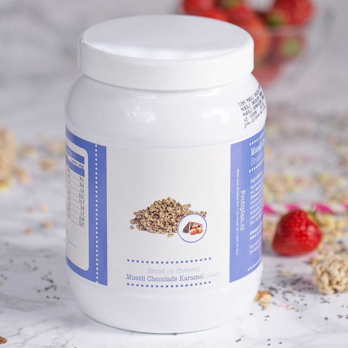 Goedkoopste Protiplan | Protein Muesli Chocolade Karamel | 450 gram (15 porties