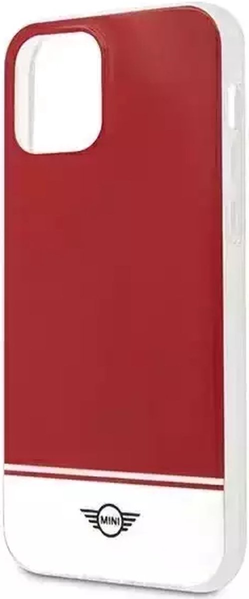Stripe Collection hardcase voor iPhone 12/12 Pro rood