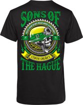 T-shirt Sons Of Den Haag | Kerstcadeau | Cadeau voor man | Vaderdag | Zwart | maat 3XL