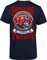 T-shirt Sons Of Twente | Kerstcadeau | Cadeau voor man | Vaderdag | Navy | maat M