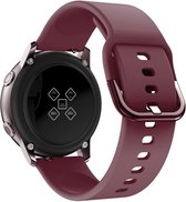 By Qubix Siliconen sportband - Bordeaux - Xiaomi Mi Watch - Xiaomi Watch S1 - S1 Pro - S1 Active - Watch S2
