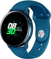 By Qubix Rubberen sportband - Cyaan - Xiaomi Mi Watch - Xiaomi Watch S1 - S1 Pro - S1 Active - Watch S2