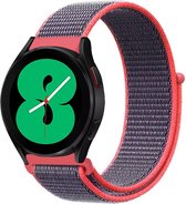 By Qubix Sport Loop nylon bandje - Magenta - Xiaomi Mi Watch - Xiaomi Watch S1 - S1 Pro - S1 Active - Watch S2
