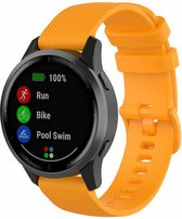By Qubix Sportband met motief - Oranje - Xiaomi Mi Watch - Xiaomi Watch S1 - S1 Pro - S1 Active - Watch S2