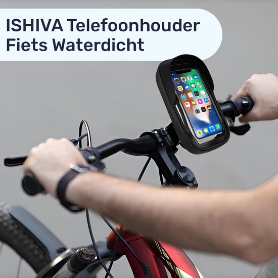 Porte-Smartphone Vélo, Support de Téléphone Étanche avec Écran Tactile,  Rotation à 360°, Hauteur Réglable pour Moto Vélo Guidon GPS pour IPhone  Samsung Huawei & Tous les Téléphones 4-6,7 