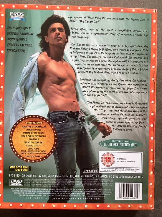 Om Shanti Om Dvd Shan Rukh Khan Dvd s bol