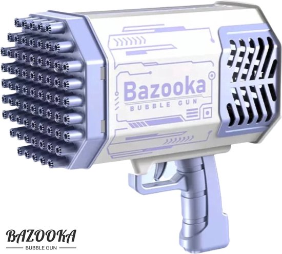 LED Bubble Bazooka - Speelgoed - Original - bubble gun - bubble - bellenblaas machine - bellenblaas geweer - bubbles met LED lights - PAARS