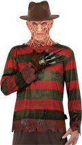 Smiffy's - Horror Films Kostuum - Freddy Krueger Set - Man - Rood, Groen, Bruin - Large - Halloween - Verkleedkleding