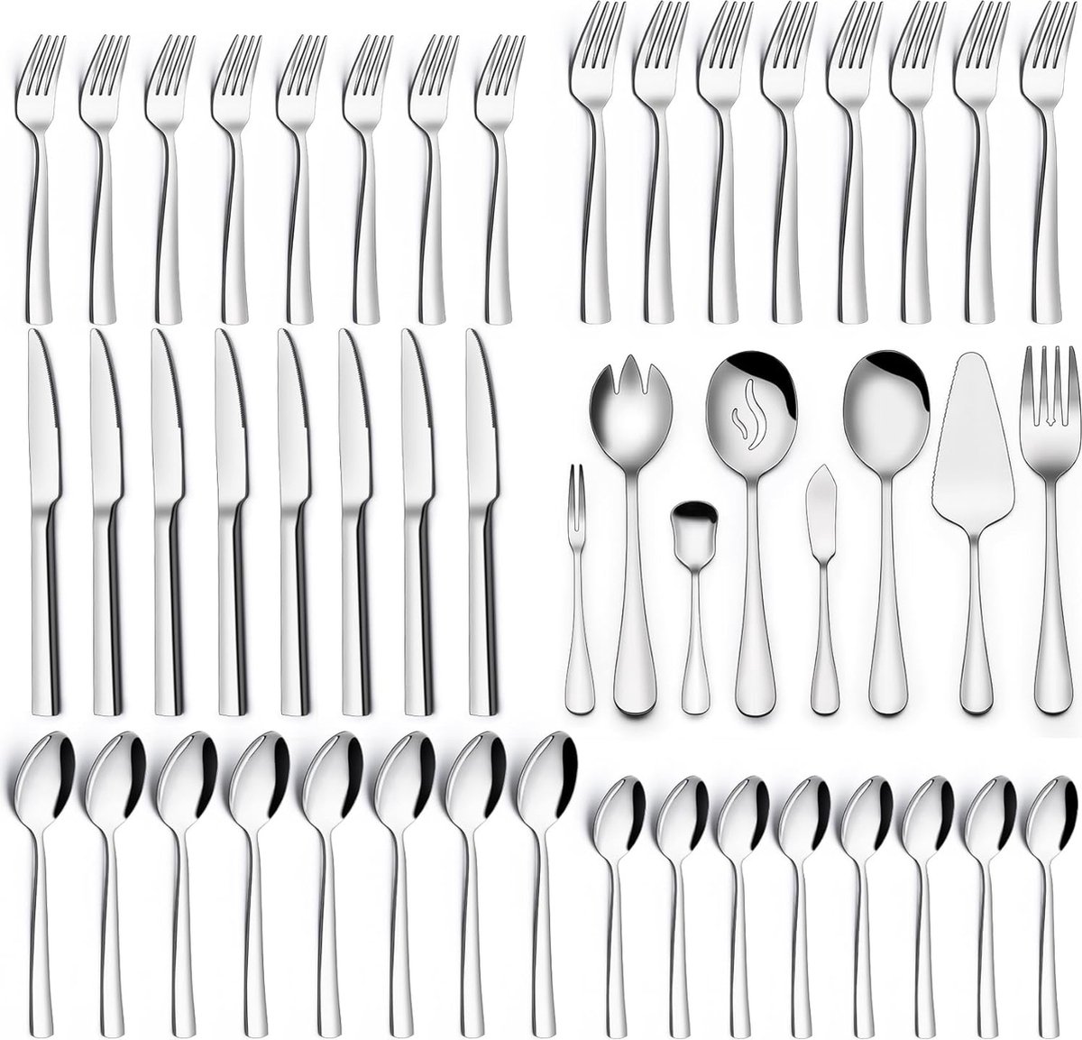 stabiele roestvrijstalen bestekset, cutlery set, 68-delig