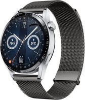 Luxe stalen horlogeband grijs samsung galaxy watch 4 samsung galaxy watch 5 20mm milanese stijl