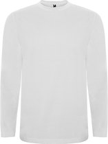 3 Pack Wit Effen t-shirt lange mouwen model Extreme merk Roly maat M