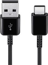 Zwarte USB Type-C Kabel, 1,2 meter - Betrouwbaar en Stijlvol Opladen