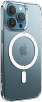 iPhone 11 Pro Max Hoesje Doorzichtig - Transparant Hoesje met Magneet Cirkel - voor Apple iPhone 11 Pro Max