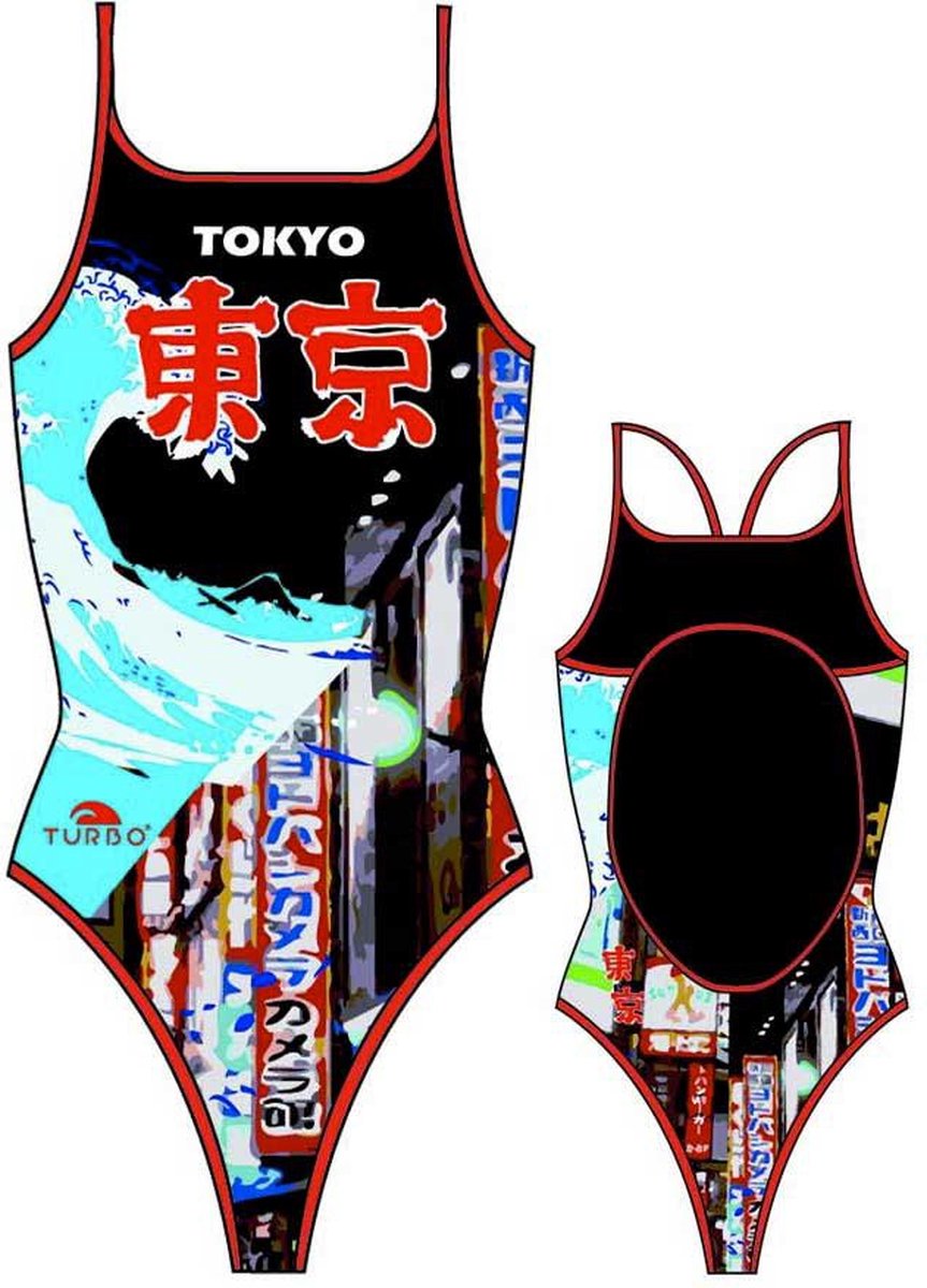 Turbo Tokyo Zwemkleding Veelkleurig XL Vrouw Multicoloured