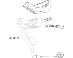 Versnellingspook Sram Eb Force/Red E-Tap Axs Paire