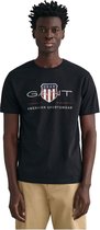 Gant Archive Shield Regular Fit T-shirt Met Korte Mouwen Bruin S Man