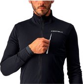 Castelli Fietsjack tussenseizoen Heren Zwart Wit - GO JACKET LIGHT BLACK WHITE - XL