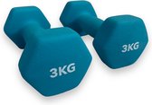 Padisport Dumbells Blauw - 3kg Dumbells - Sport Gewichten Voor Thuis - Handgewichten - Halter - Gewichten Set Halters - Gewichten 3 Kg - Blauw - Gewichten - Dumbells - Halters - Gewichtjes 3 Kg