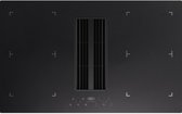 Bol.com Boretti MLIH84 Inductie kookplaat met afzuiging - Hood-in-hob 83cm 4 zones aanbieding