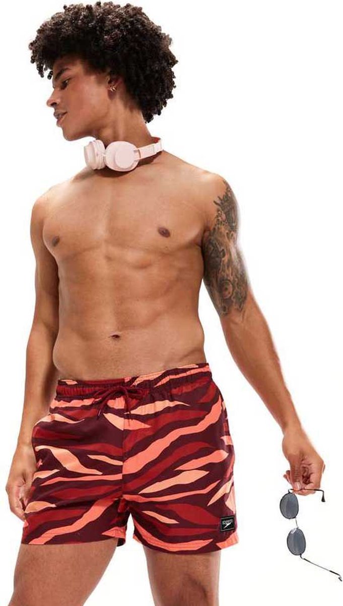 Speedo Printed Leisure 14´´ Zwembroek Rood XL Man — afbeelding 4