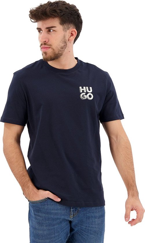 Hugo Detzington241 10225143 T-shirt Met Korte Mouwen Blauw M Man
