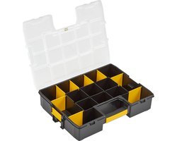 1-94-745 Gereedschapsorganizer 43 x 9 x 33 cm Verstelbare binnenverdelers tot 1024 configuraties Antislip en afsluitbaar deksel