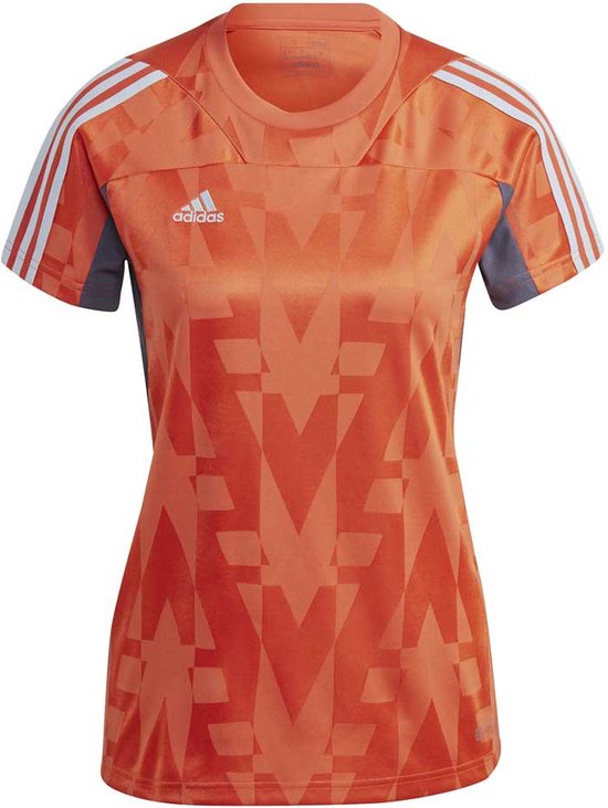 Adidas Tiro T-shirt Met Korte Mouwen Oranje S Vrouw