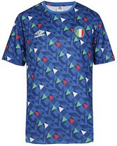 Umbro Italy All Over Print World Cup T-shirt Met Korte Mouwen Veelkleurig XL Man