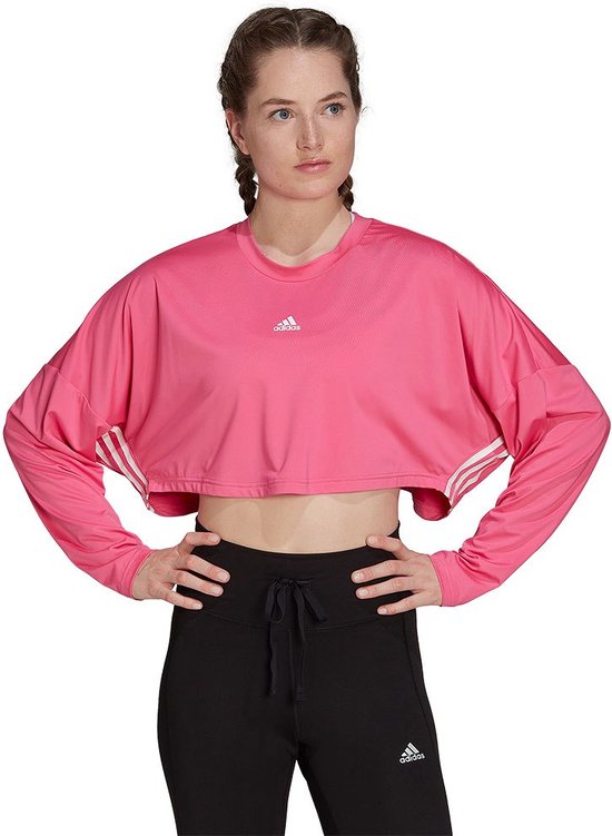 Adidas Hyglm Sweatshirt Roze M Vrouw