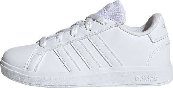 adidas Sportswear Grand Court Lifestyle Tennis Lace-Up Schoenen - Kinderen - Wit- 30 1/2
