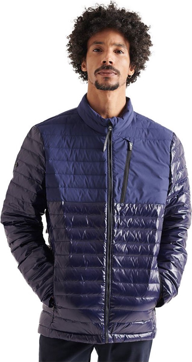 Superdry Studios Contrast Core Down Jas M Man Marineblauw