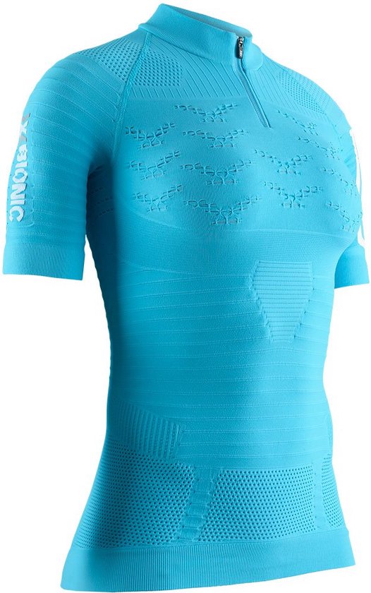 X-bionic Effektor 4.0 Trail T-shirt Met Korte Mouwen Blauw M Vrouw