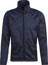 adidas Fast AOP Jacket Dames - sportjas - donkerblauw - Vrouwen