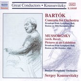 Boston Symphony Orchestra, Serge Koussevitzky - Bartók: Concerto For Orchestra/Mussorsky: Pictures At An Exhibition (CD)