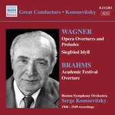 Boston Symphony Orchestra, Serge Koussevitzky - Orchestral Works, Wagner - Brahms (CD)