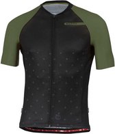 Eltin Resistance Korte Mouwen Fietsshirt Groen,Zwart XS Man